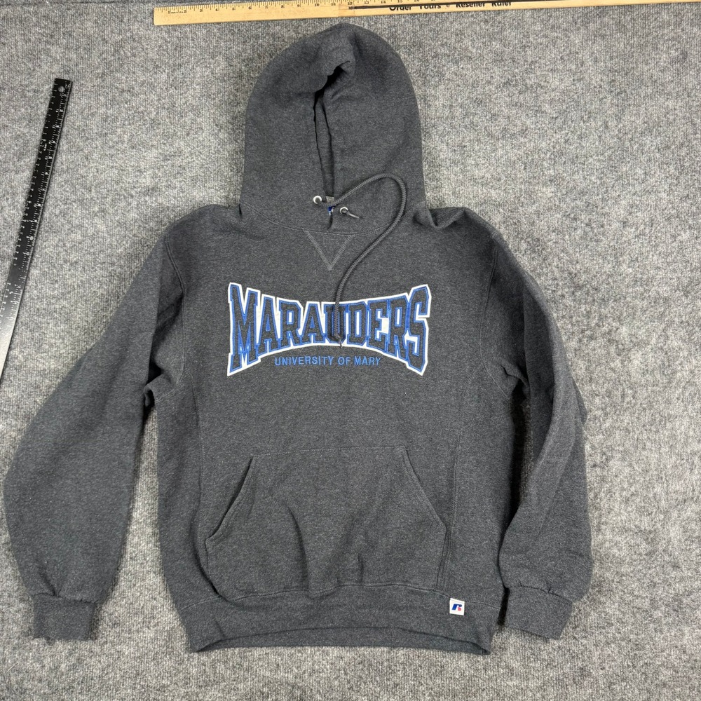 Russell Athletic Hoodie Mens Size Medium Grey University of Mary Marauders